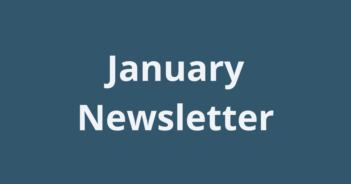 January 2026 Newsletter